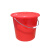 珠塑（ZHUSH）塑料提水桶 加厚耐用圆形收纳桶清洁洗衣桶大容量水桶 珠江桶带盖28L