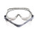 代尔塔101125护目镜 直接通风PC透明防化防风沙飞溅工业防尘户外安全劳保防护眼罩 透明