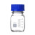 GL45蓝盖瓶玻璃丝口试剂瓶100/250/500/1000/2000mL 透明棕色螺口带刻度色谱流 100mL 透明 GL45