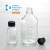 欧冕实验室进口Wheaton刻度培养基瓶透明玻璃试剂瓶密封样品瓶125/250/500/1000ml 透明125ml 无盖（219435）