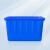 米奇特工 水箱大号加厚塑料水桶长方形储水箱 140L蓝色