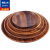 家用简约零食点心盘甜品木碟子相思木圆形果盘日式木质托盘 直径约10.5cm