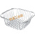 沥水架洗碗池洗菜盆沥水篮304不锈钢厨房可伸缩漏水篮置物架 (V 6) V网-304(可伸缩)
