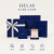 helas赫拉极简系列Akoya海水珍珠耳钉18K金耳饰珠宝礼盒套装 项链(8.5-9mm）+耳钉（6.5-7mm） 6.5-9mm
