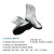 美康（meikang） 防火隔热鞋 铝箔耐1000度高温防烫隔热靴 筒高22cm MKP-09 银白 45码
