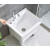 拖把池阳台小号陶瓷洗拖布池墩布池卫生间方形自动下水器 褐色