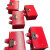 防爆消防模块箱隔爆端子箱照明集中电源箱安全栅接线箱增安型红色 135*135*90