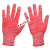 cy手套干活用的 夏季薄款尼龙线 透气工作耐磨手套劳保弹力 定制 桔色尼龙手套(12双) S