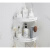 白色卫生间置物架壁挂免打孔北欧浴室收纳架角架洗手间转角三角篮 300g/长方/黑色