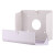 金诗洛 KSL1012 洗手间纸巾盒 壁挂式擦手纸架 纸巾器 纸巾架 白色