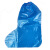 一次性鞋套防水雨天户外漂流养殖场长筒脚套耐磨塑料高筒靴套 7天 蓝色长筒鞋套500只(250双)