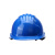 JSP洁适比 工地领导监理建筑工程透气ABS头盔安全帽 蓝色 威力9A4