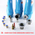 气泵空压机油水分离器压缩空气冷干机干燥小型除水气水精密过滤器 杏色 2.4立方3个AD402
