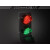 交通信号灯可移动手推升降式太阳能红绿灯道路口指示灯遥控户外灯定制定做 黑色单面灯头常亮款（200型）
