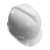 黄山 安全帽工地 国标领导安全头盔透气V型ABS建筑施工HS-05X 白色 1顶