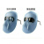 GJXBP电焊面罩焊工防护面罩电焊头戴式轻便面罩氩弧焊面部全脸防护焊帽 十个灰色眼镜