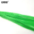 安赛瑞 塑料网袋网兜 包装网袋 大闸蟹水产农产品果蔬类尼龙网眼袋 35cm不带扣（100个装）绿色 240090