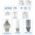 SMC型消声器AN05-M5/AN10-01/20-02/30-03/40-04可调消音器A BSL-1/4(可调消声器) 国产消声器