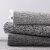26高档加厚双色棉麻布料订做粗麻沙发垫套罩拉链全包定制四季通用 黑白