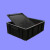 DEDH丨黑色周转箱物流电子元件盒；450*340*145