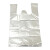 秋森 QIUTIONLED 白色透明塑料袋 一次性手提背心包装袋 马甲袋子 宽26cmx长42cm 100个