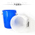 工孚 大号加厚塑料圆桶圆形收纳桶 大容量水桶 280L白色无盖 一个价