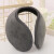 初构想音耳罩可侧睡 睡眠睡觉用的隔音耳套防噪音保暖护耳朵防冻耳龙格 灰色1个