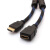 HDMI延长线公对母电脑电视高清视频数据加长线0.5米3米5米10米 蓝黑网 1.4版 3米