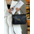 酷奇袋鼠（KUQIDAISHU）高级感包包女斜挎包2024新款复古邮差包时尚软皮通勤包单肩手提包 黑色