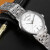 天梭（TISSOT）瑞士手表 恒意系列1853双日历钢带自动机械男表 白盘钢带T065.930.11.031.00