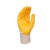 代尔塔201015手套 轻型丁腈涂层棉毛针织防油防水耐磨掌背透气灵巧舒适设备维护 黄色 7