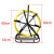贝诺仕 电工穿线器 玻璃钢拉线器光缆电缆通讯波纹管道引线器通信穿管器放线器 8*50米（加厚加固手提架） 粗度7mm