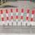 钢管镀锌预埋警示柱道路路桩防撞柱停车桩隔离立柱直埋警示桩 固定立柱89x750x2.0红白贴膜