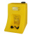 润旺达 20加仑/75L便携式洗眼器 化工实验室洗眼装置 PE材质 黄色 WJH0985-01