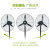 海斯迪克 工业风扇 强力电风扇 工厂车间大功率立式大风力摇头扇 750型落地扇铝叶 HKA-124