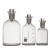 纳仕德SW4015溶解氧瓶具塞溶氧瓶双盖白色棕色污水瓶 玻璃水样瓶双盖培养瓶  透明125ml双盖