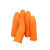 COFLYEE 橡胶防滑手指套橙色一次性防护手指头套加厚耐磨麻点乳胶指套 橙色大码 L
