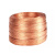 来禹 紫铜编织带接地线软铜线扁铜线扁平复绞线导电带软连接 裸铜10平方 一米价