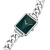 唯路时（VERUS）手表 女士方型石英表 墨绿色盘 飞亚达旗下品牌
