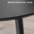 LISABO利萨伯桌子椅子简约风格家用小户型轻奢家用饭桌 黑色 105x105x74cm