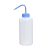 垒固 广口塑料洗瓶 大口塑料清洗瓶 吹气瓶 冲洗瓶 250ml(蓝盖）