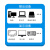 尽能 HDMI光端机 4K高清视频光纤延长器SC接口1对装 HDMI+独立音频+环出 JN-D2916