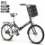 登赛品折叠自行车后备箱折叠自行车超轻便携20寸22寸男 黑色折叠豪华款 单速 16英寸