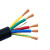 奔辉 国标YC橡套3+2芯电缆线 橡胶铜芯电线户外软芯通用护套电线 一米价 3*4+2