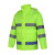 百舸 户外执勤分体雨衣公路养护环卫雨衣套装定制免费印反光字荧光绿 XL