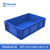  Raxwell蓝色EU系列周转箱长方形加厚塑料物流箱汽配箱水产养鱼养龟箱收纳整理储物分类箱RHSS4018
