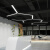 动真格（DongZhenGe）办公室吊灯LED长条灯条形吊线灯现代简约健身房店铺商业照明灯具AA 黑600*100mm-白光-20w
