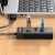 飞利浦USB分线器百兆有线网卡RJ45网口转换器 适用于苹果笔记本电脑网线接口拓展HUB扩展坞延长线 USB2.0转百兆网口分线器 0.15米