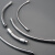 定制金属万向管可弯曲定型软管蛇形机床用弯管焊台DIY手工配件鹅颈管 6*150外8+外8