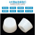 DYQT白色环保硅胶塞子橡胶堵头实心锥形漏试管软质瓶塞耐高温密封帽盖 6.0X9.6X20